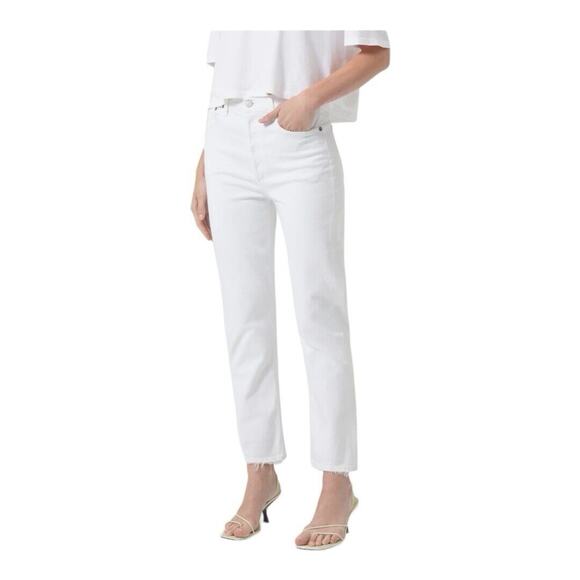 Agolde Riley High Rise Straight Crop Jeans NWT - Picture 3 of 8